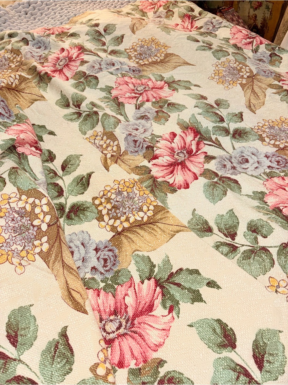 Vintage Barkcloth Curtains